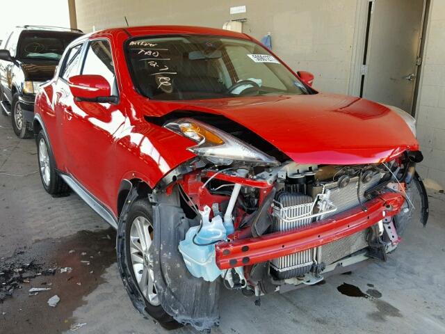 JN8AF5MR6GT605355 - 2016 NISSAN JUKE S RED photo 1