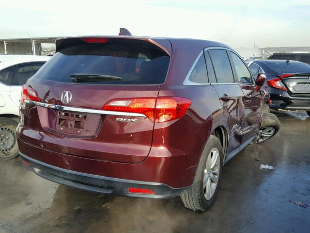 5J8TB3H58DL000522 - 2013 ACURA RDX TECHNO PURPLE photo 4