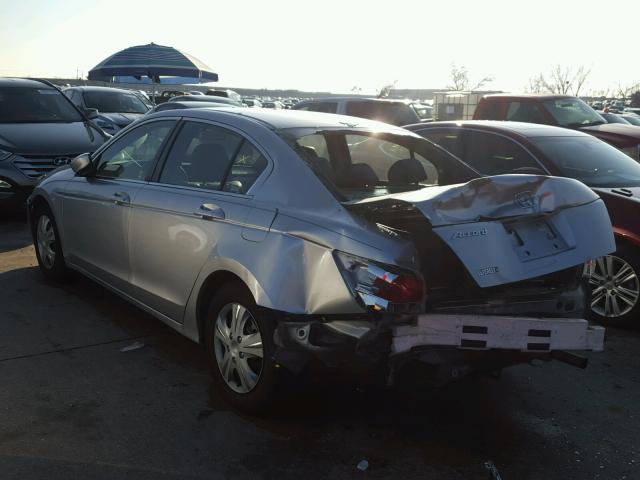 JHMCP26318C031353 - 2008 HONDA ACCORD LX SILVER photo 3