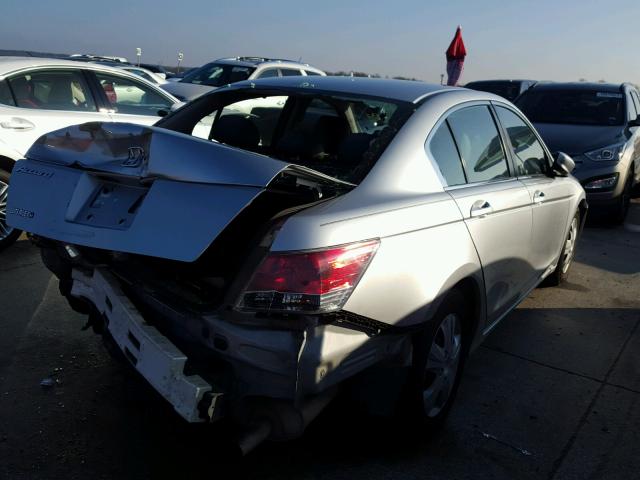 JHMCP26318C031353 - 2008 HONDA ACCORD LX SILVER photo 4