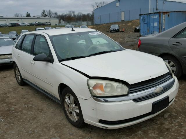 1G1ZT64855F160356 - 2005 CHEVROLET MALIBU MAX 白色 照片 1