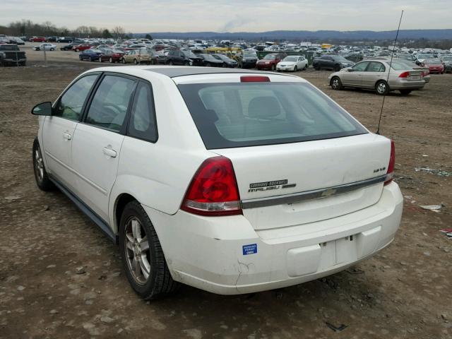 1G1ZT64855F160356 - 2005 CHEVROLET MALIBU MAX WHITE photo 3