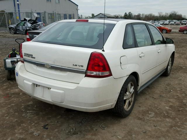 1G1ZT64855F160356 - 2005 CHEVROLET MALIBU MAX WHITE photo 4