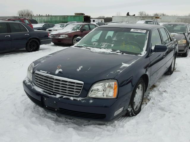 1G6KD54Y85U231550 - 2005 CADILLAC DEVILLE BLUE photo 2