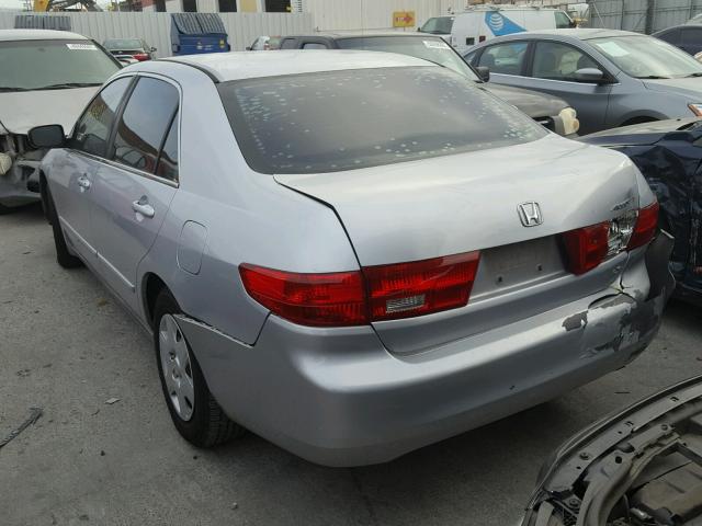 1HGCM564X5A092245 - 2005 HONDA ACCORD LX SILVER photo 3