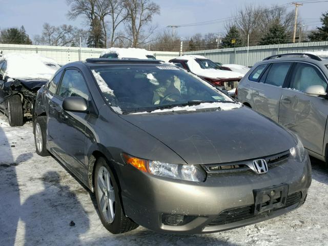 2HGFG12838H542040 - 2008 HONDA CIVIC EX GRAY photo 1