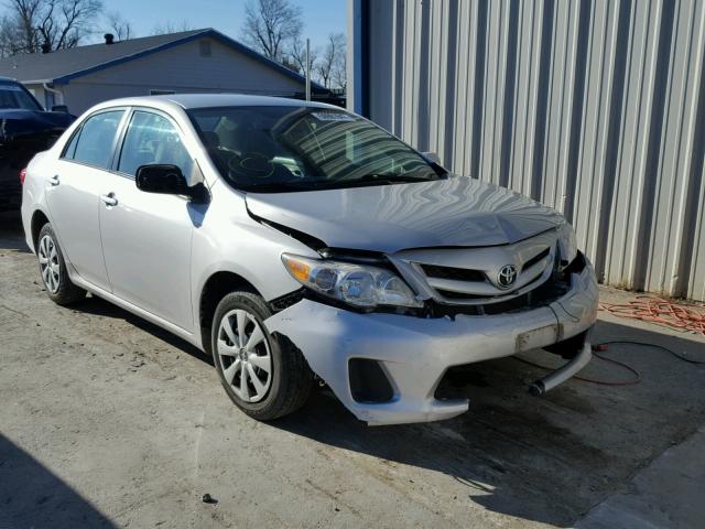 2T1BU4EE5BC713316 - 2011 TOYOTA COROLLA BA SILVER photo 1