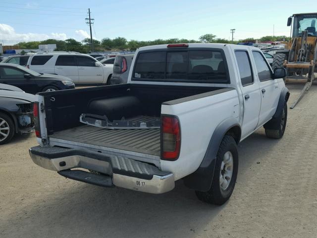 1N6ED27T0YC347227 - 2000 NISSAN FRONTIER C WHITE photo 4