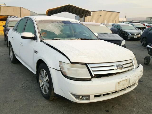 1FAHP24W48G178088 - 2008 FORD TAURUS SEL WHITE photo 1