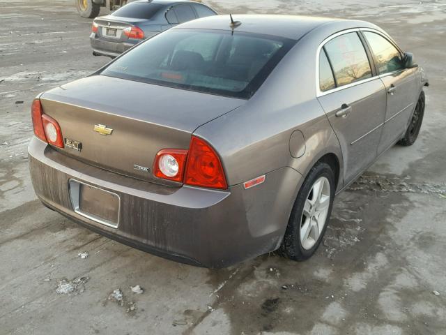 1G1ZA5E01AF127356 - 2010 CHEVROLET MALIBU LS GRAY photo 4