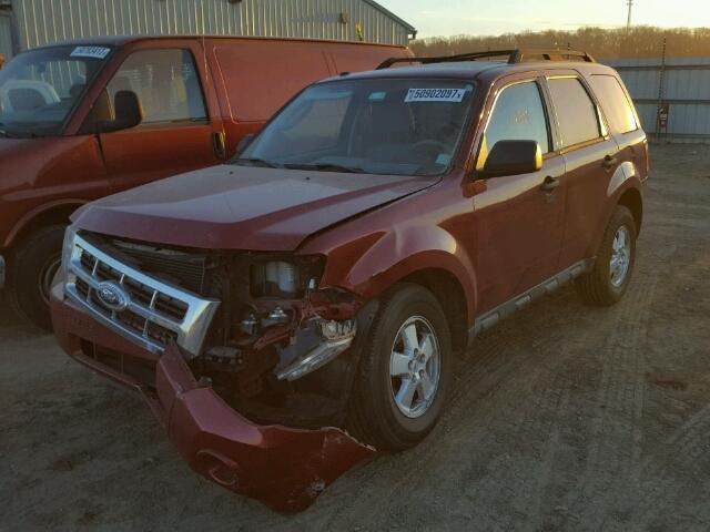 1FMCU0D75BKA54356 - 2011 FORD ESCAPE XLT RED photo 2