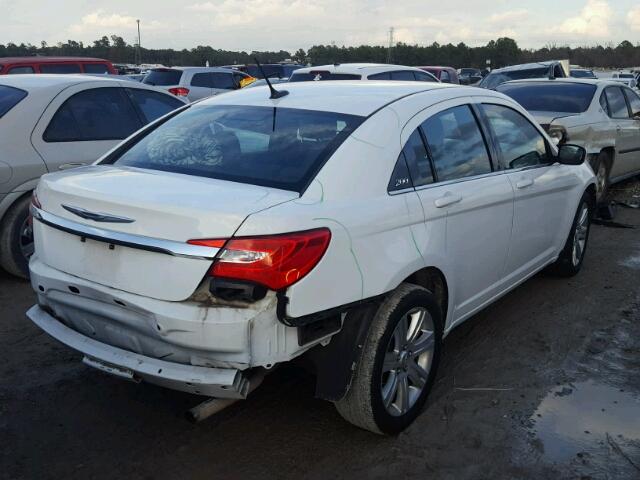 1C3CCBAB8DN647971 - 2013 CHRYSLER 200 LX WHITE photo 4