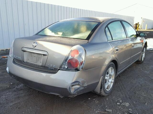 1N4AL11D96N346617 - 2006 NISSAN ALTIMA S GOLD photo 4