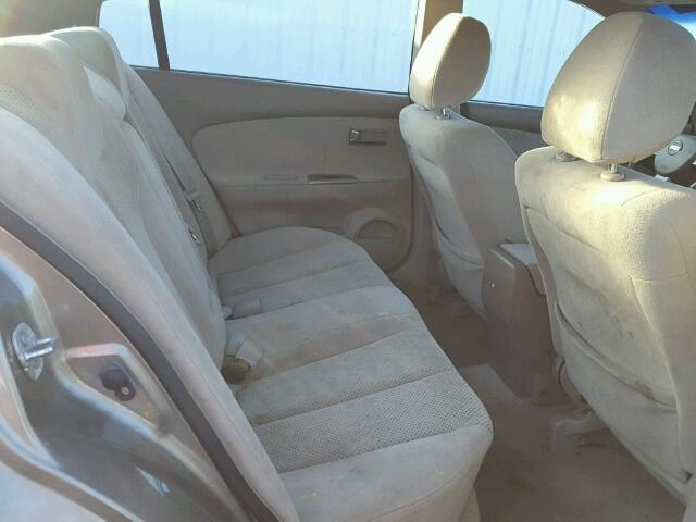 1N4AL11D96N346617 - 2006 NISSAN ALTIMA S GOLD photo 6