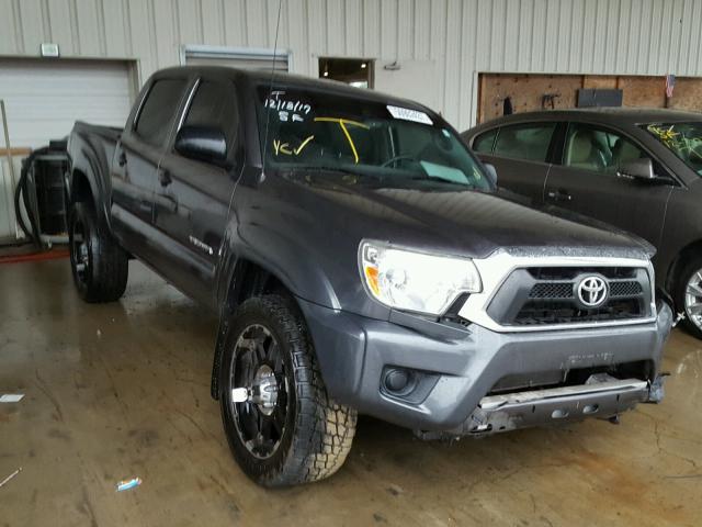 5TFJX4GN6CX012562 - 2012 TOYOTA TACOMA DOU GRAY photo 1