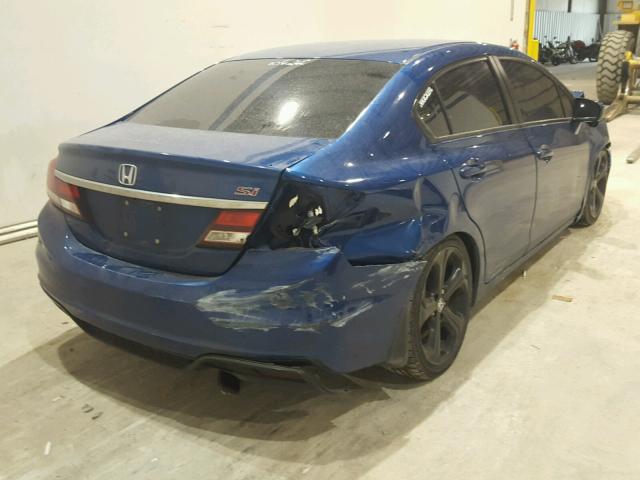 2HGFB6E59FH709513 - 2015 HONDA CIVIC SI BLUE photo 4