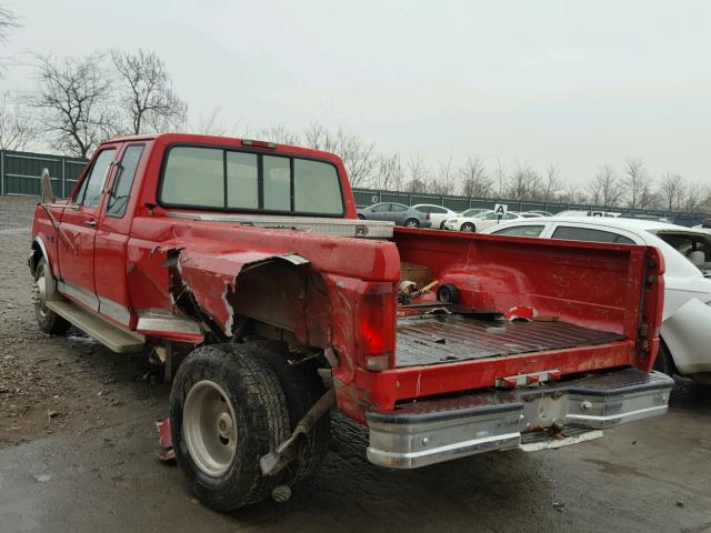 1FTJX35F8TEA88799 - 1996 FORD F350 RED photo 3