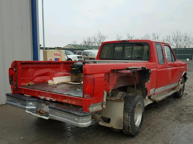 1FTJX35F8TEA88799 - 1996 FORD F350 RED photo 4