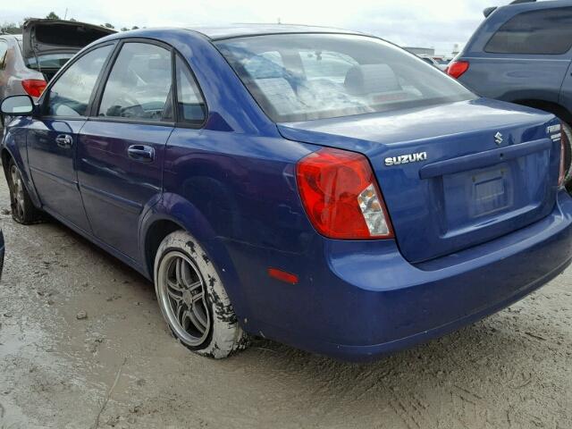 KL5JD56Z06K456126 - 2006 SUZUKI FORENZA BLUE photo 3