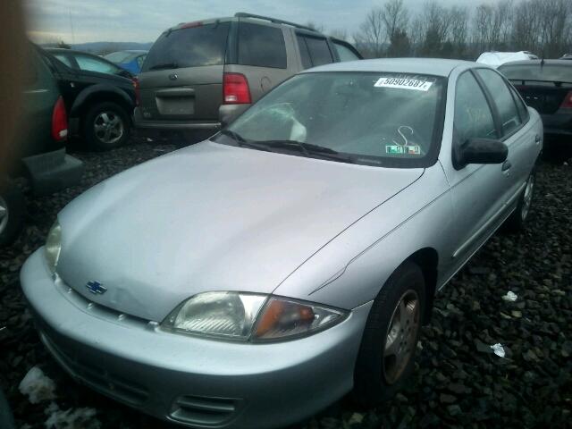 1G1JC524327248397 - 2002 CHEVROLET CAVALIER B SILVER photo 1