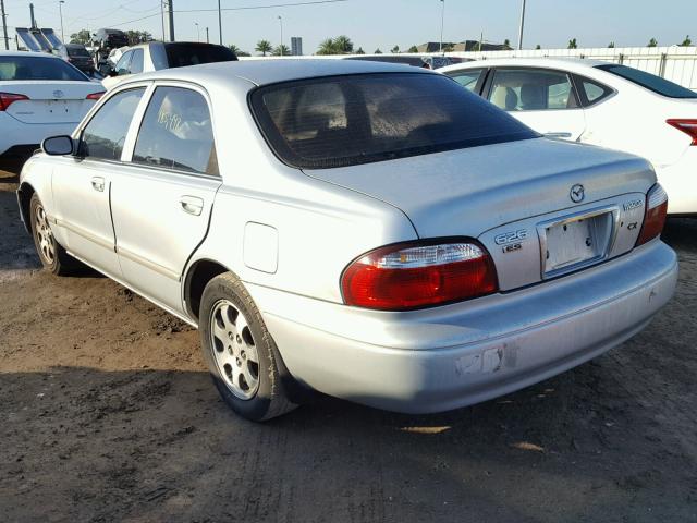 1YVGF22C7Y5114716 - 2000 MAZDA 626 ES SILVER photo 3