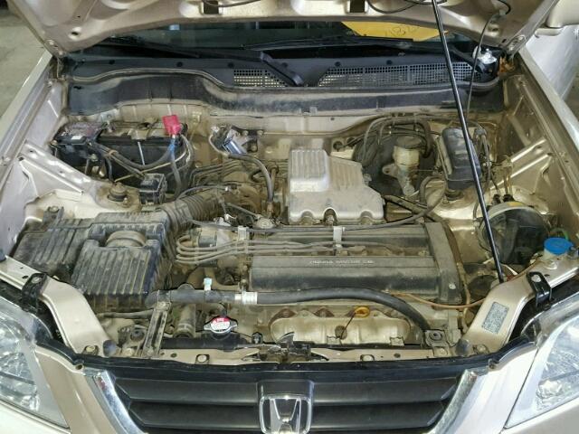 JHLRD18791C048621 - 2001 HONDA CR-V SE GOLD photo 7