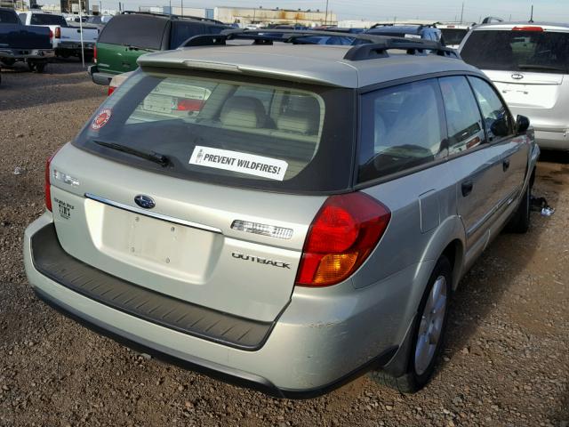 4S4BP61C367332106 - 2006 SUBARU LEGACY OUT SILVER photo 4