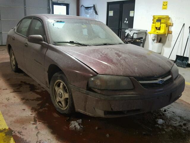 2G1WH55K529313279 - 2002 CHEVROLET IMPALA LS BURGUNDY photo 1