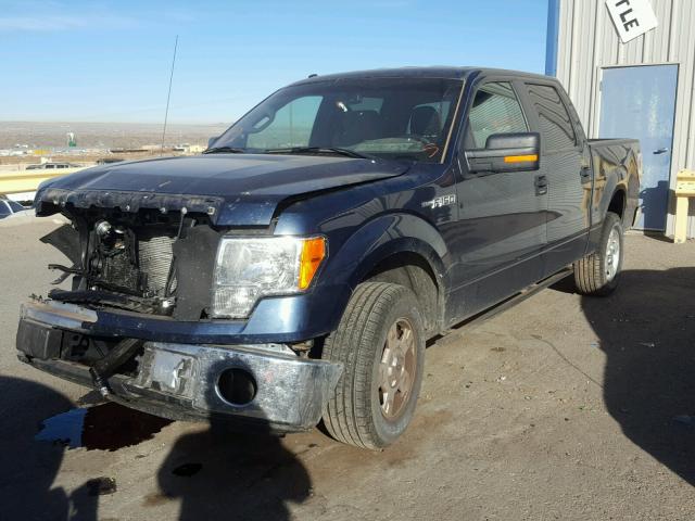 1FTFW1CF4DKD30328 - 2013 FORD F150 SUPER BLUE photo 2