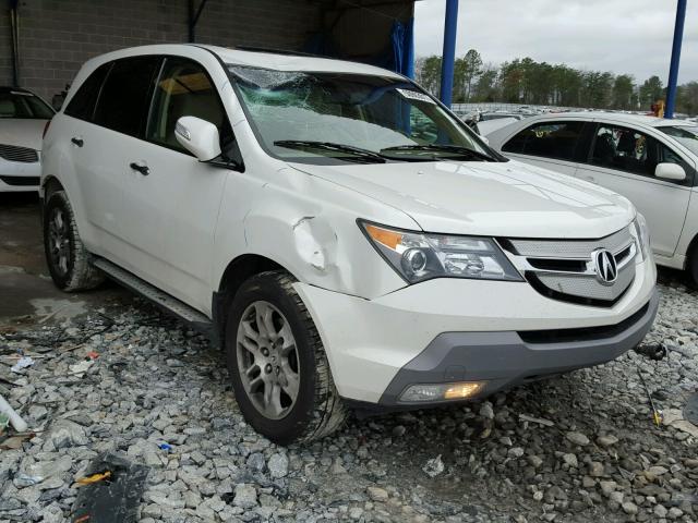 2HNYD28398H532818 - 2008 ACURA MDX TECHNO WHITE photo 1