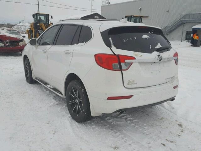 LRBFXESX7HD234040 - 2017 BUICK ENVISION P WHITE photo 3