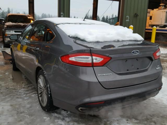 3FA6P0H97DR280942 - 2013 FORD FUSION SE SILVER photo 3