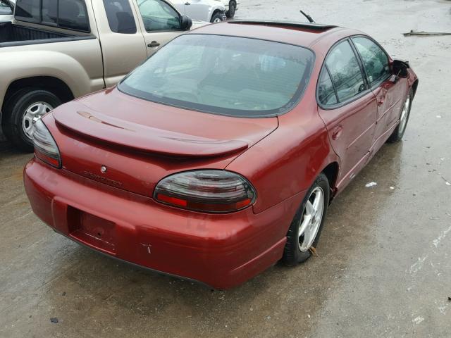 1G2WP52K83F127151 - 2003 PONTIAC GRAND PRIX Tünd qırmızı foto 4