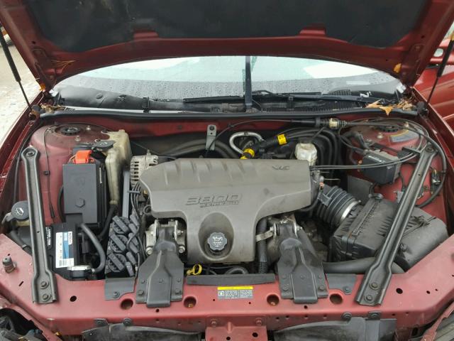 1G2WP52K83F127151 - 2003 PONTIAC GRAND PRIX Tünd qırmızı foto 7