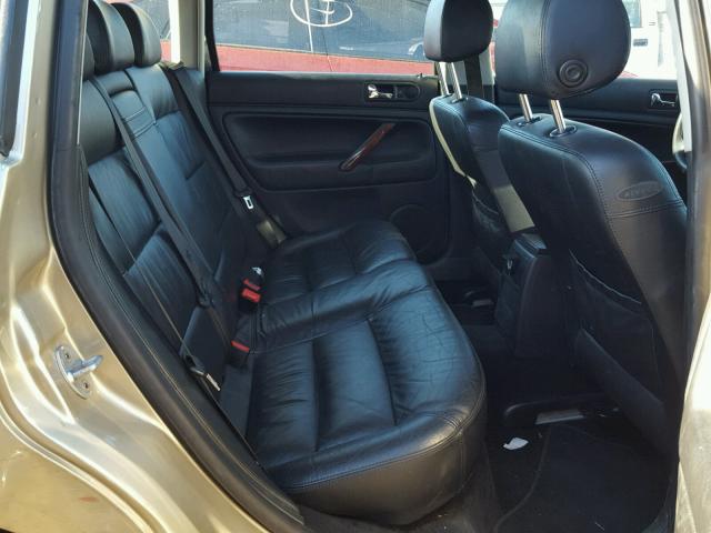 WVWWH63B52E001038 - 2002 VOLKSWAGEN PASSAT GLX 金色 照片 6