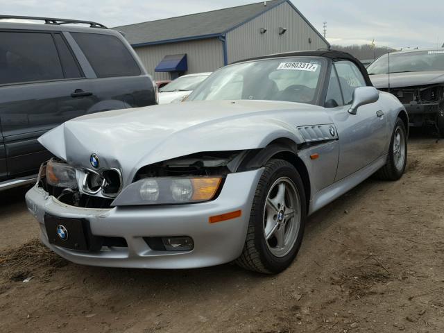 4USCH7320VLE02406 - 1997 BMW Z3 1.9 SILVER photo 2