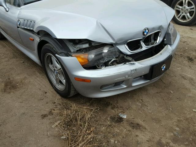 4USCH7320VLE02406 - 1997 BMW Z3 1.9 SILVER photo 9
