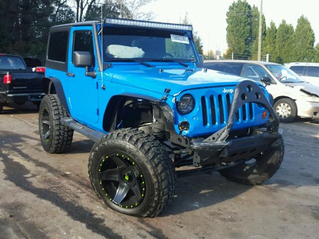 1J4AA2D14BL628297 - 2011 JEEP WRANGLER S BLUE photo 1