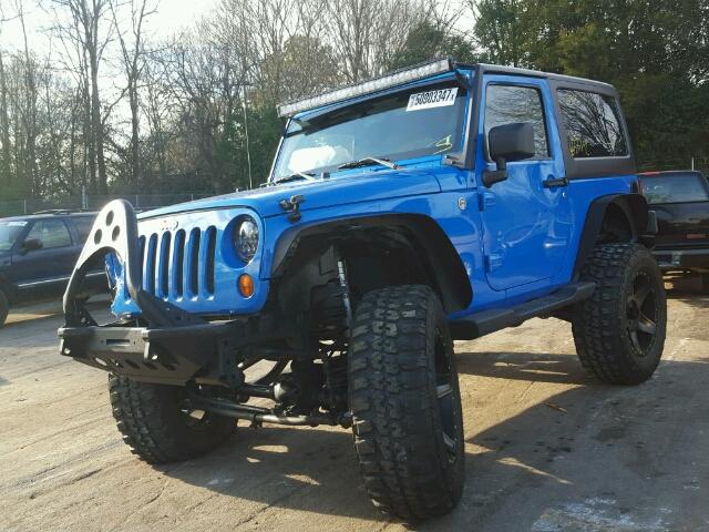 1J4AA2D14BL628297 - 2011 JEEP WRANGLER S BLUE photo 2