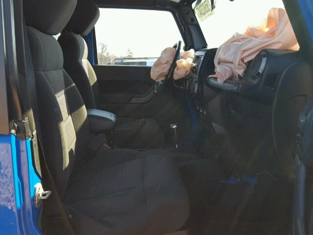 1J4AA2D14BL628297 - 2011 JEEP WRANGLER S BLUE photo 5