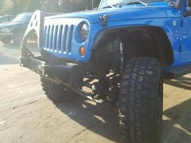 1J4AA2D14BL628297 - 2011 JEEP WRANGLER S BLUE photo 9