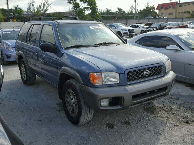 JN8DR07Y81W512904 - 2001 NISSAN PATHFINDER BLUE photo 1