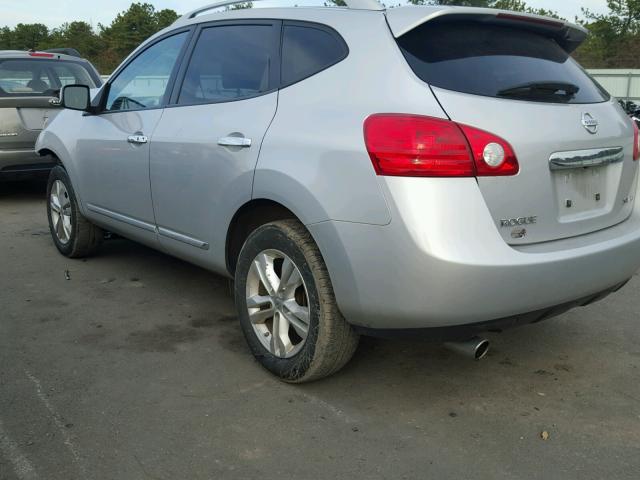 JN8AS5MV4DW128119 - 2013 NISSAN ROGUE S SILVER photo 3