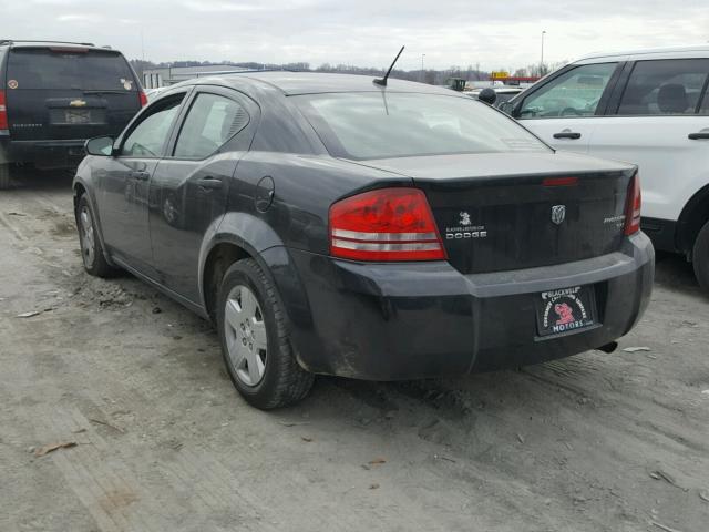 1B3CC4FBXAN106658 - 2010 DODGE AVENGER SX BLACK photo 3