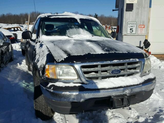 2FTRX18W42CA70680 - 2002 FORD F150 BLACK photo 1