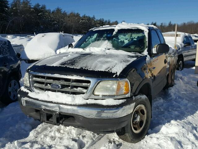 2FTRX18W42CA70680 - 2002 FORD F150 BLACK photo 2