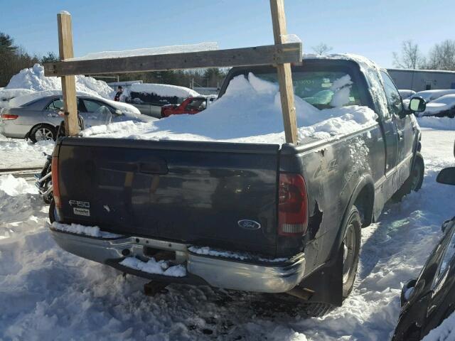 2FTRX18W42CA70680 - 2002 FORD F150 Schwarz Foto 4