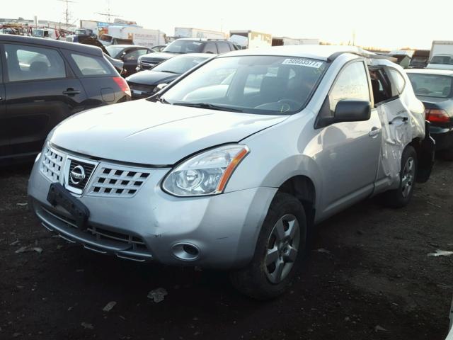 JN8AS58V39W449165 - 2009 NISSAN ROGUE S SILVER photo 2