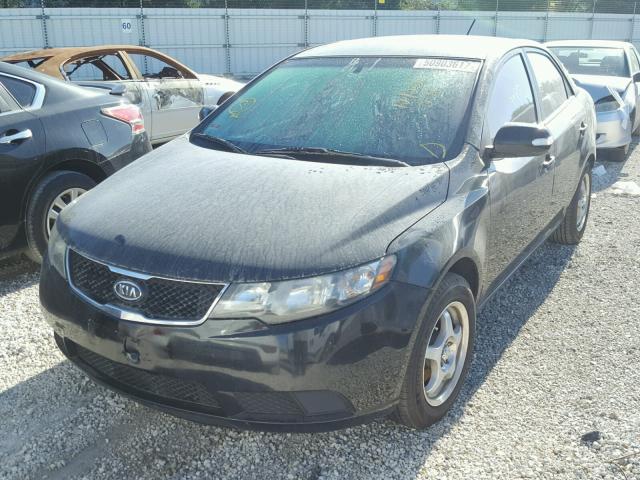 KNAFU4A24A5219812 - 2010 KIA FORTE EX BLACK photo 2