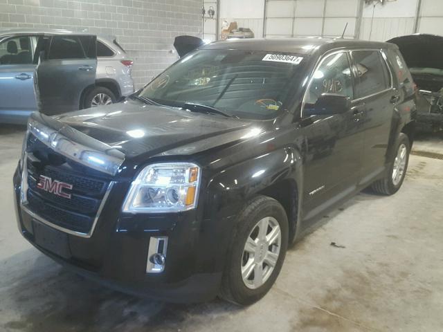 2GKALMEK8F6154618 - 2015 GMC TERRAIN SL BLACK photo 2